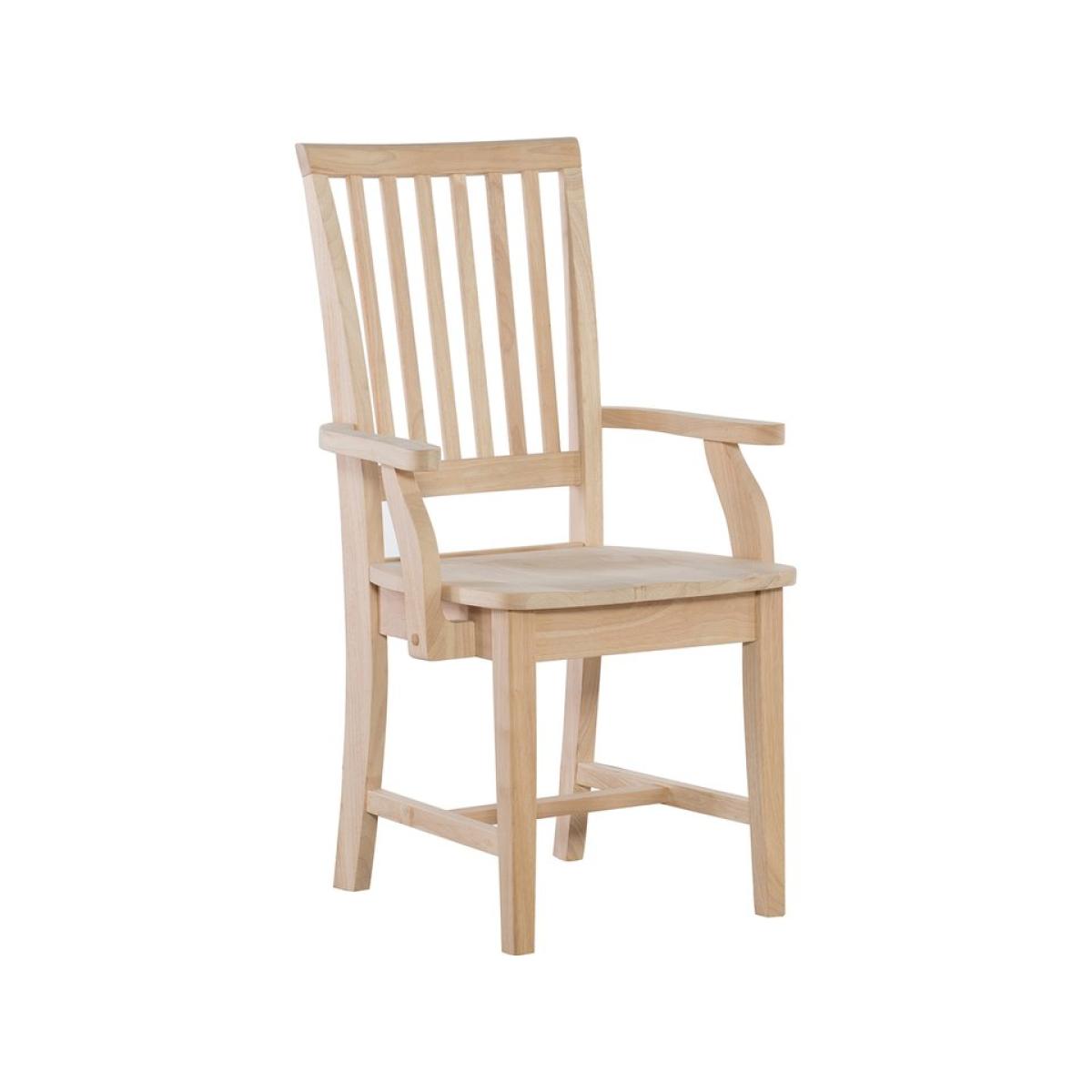 be44262fdb77b41efd6fef87ff0e7b08 Mission Arm Chair - Image 1