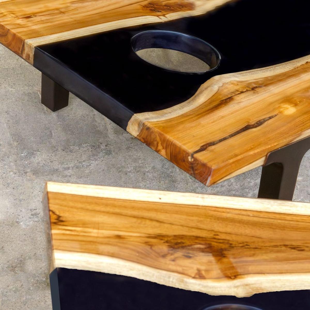 Clearwood Cornhole Game, Black, S/2 - Image 5