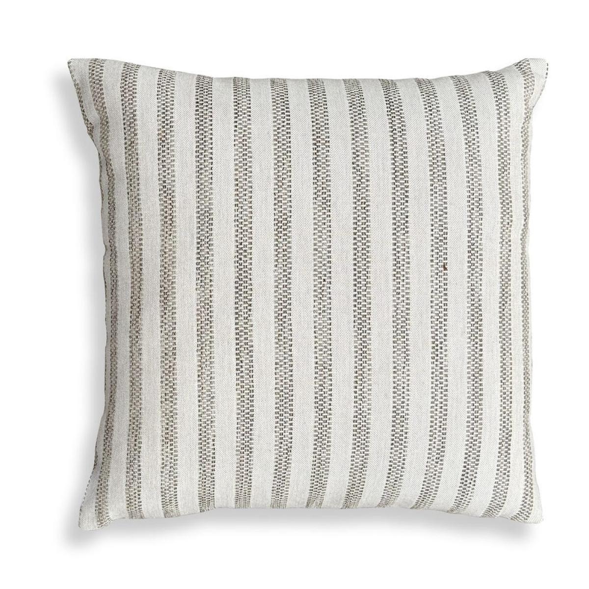 Basket Stripe Outdoor Pillow - Rattan - Image 2
