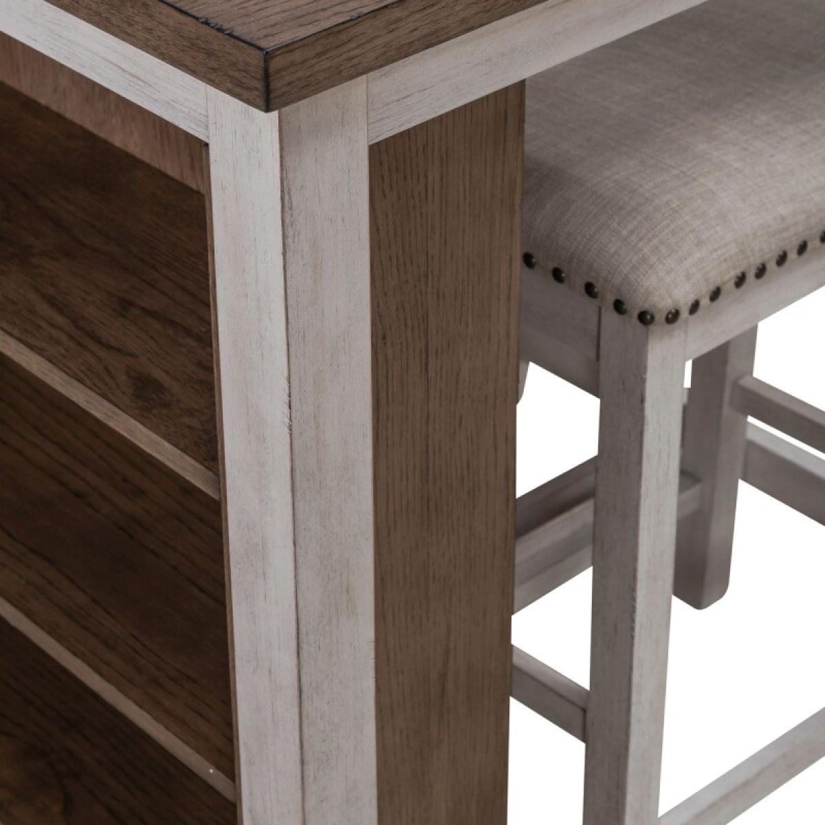 Brook Creek 3 Piece Counter Set - Two Tone - Image 12