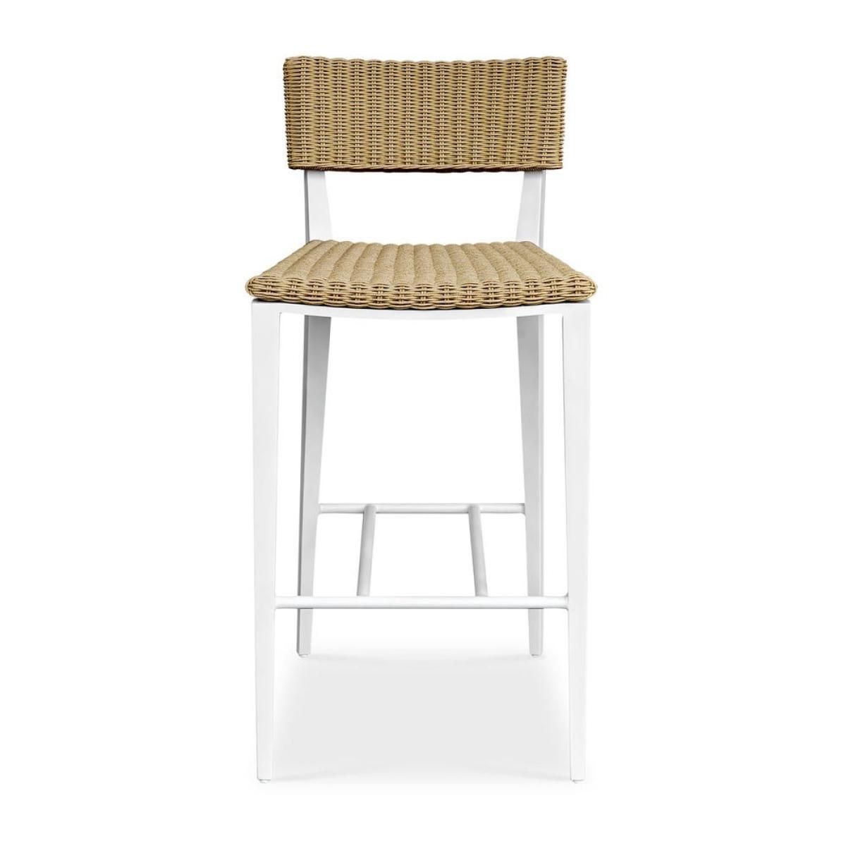 beb1ff285b5146769ed2d50d0487161f Calbas Outdoor Bar Stool, White - Image 1