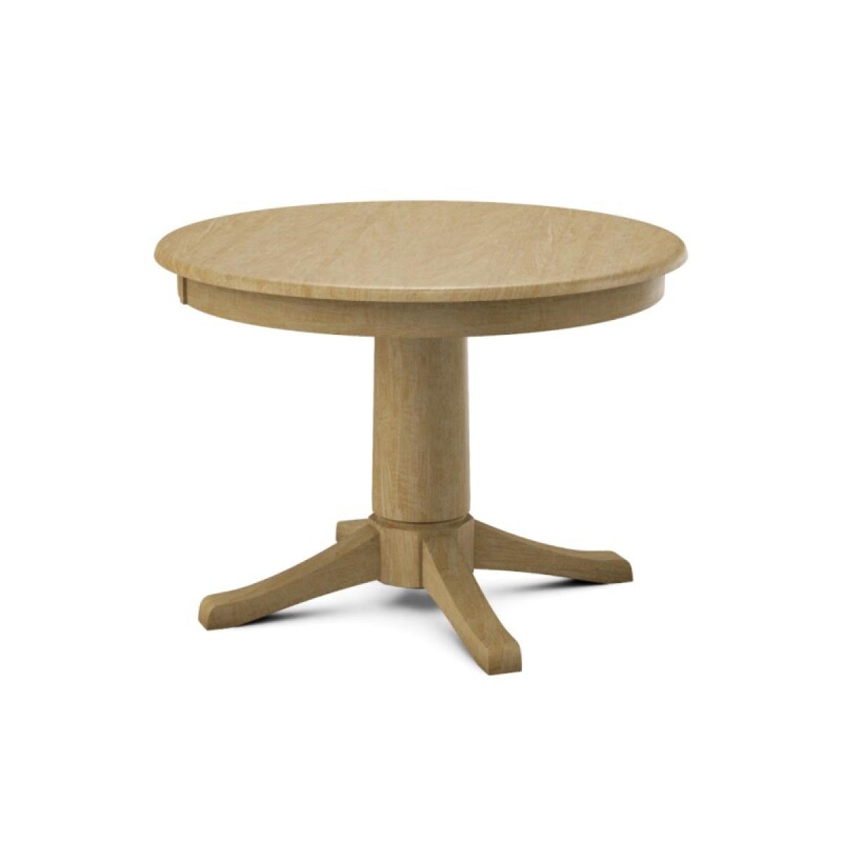 Build Your Own Pedestal Table w/ 42" Round Tabletop w/'Half Bullnose Edge - Image 30