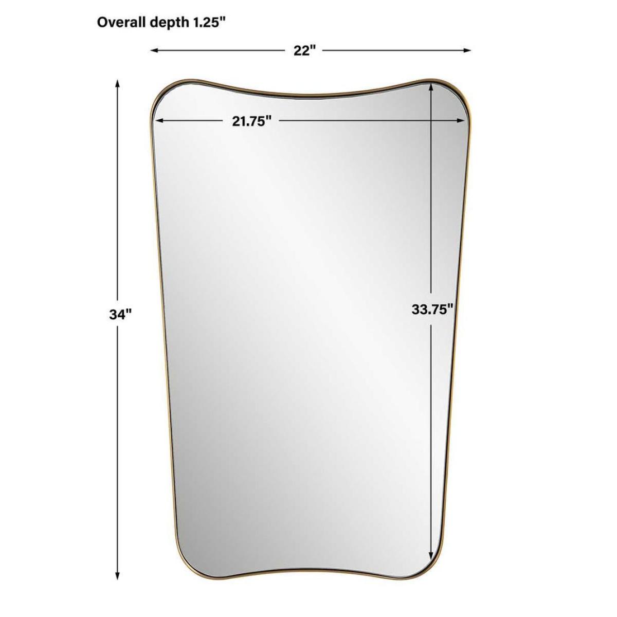 Belvoir Mirror, Brass - Image 8