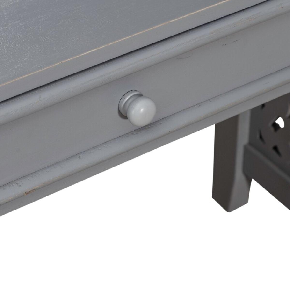 Trellis Lane Accent Writing Desk- Grey - Image 10