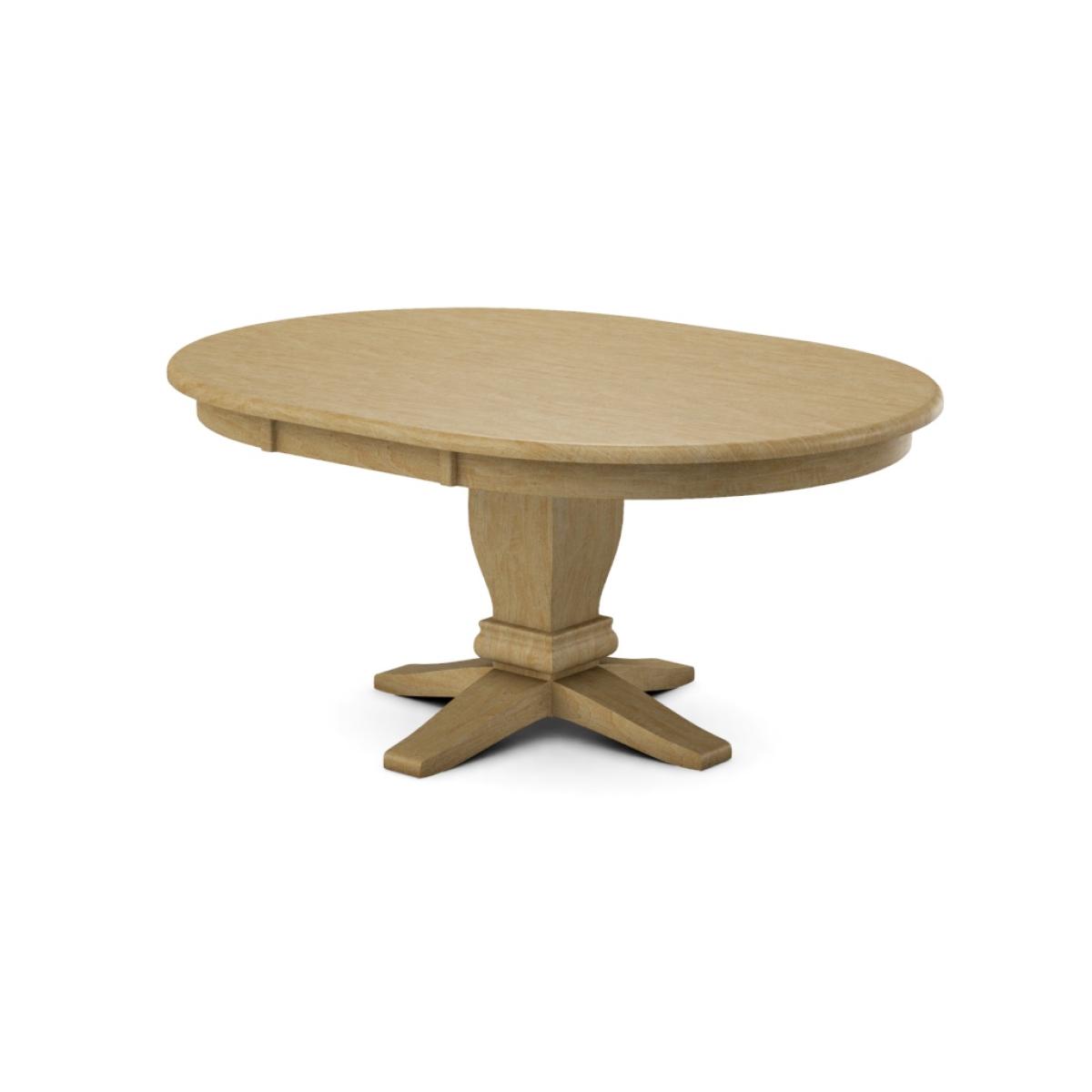 Build Your Own Pedestal Table w/ 48" x 66" Butterfly Leaf Extension Tabletop w/Half Bullnose Edge - Image 16