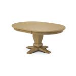 Build Your Own Pedestal Table w/ 48" x 66" Butterfly Leaf Extension Tabletop w/Half Bullnose Edge - Image 16
