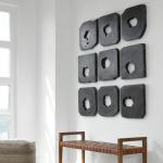Bahati Wood Wall Decor, Ebony, S/9 - Image 4