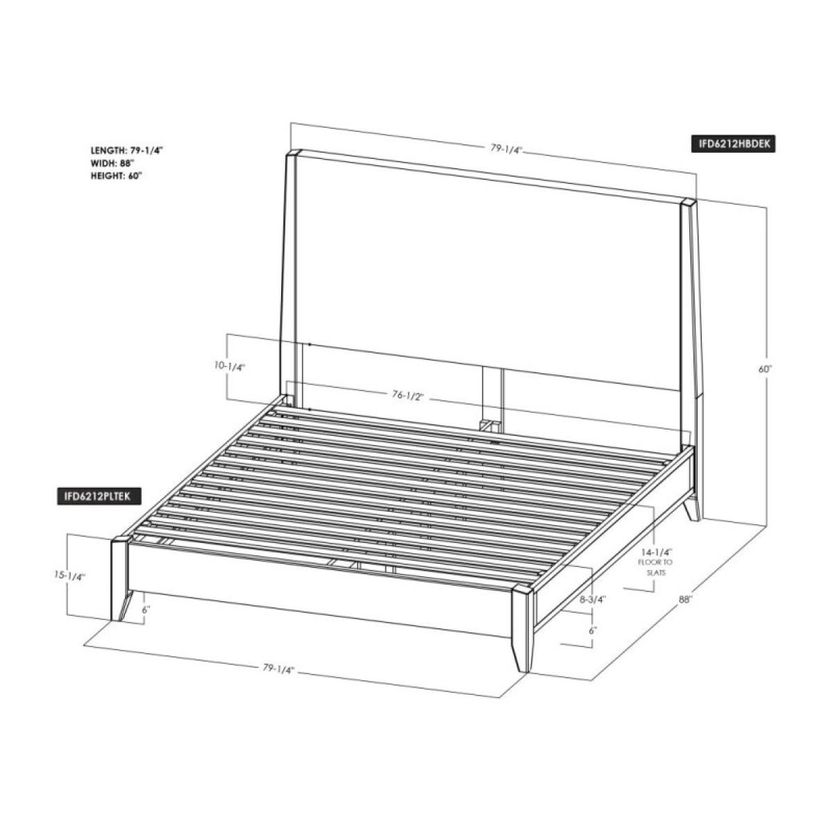Parota Nova, Upholstered Headboard King Bed - Parota Nova - Image 8