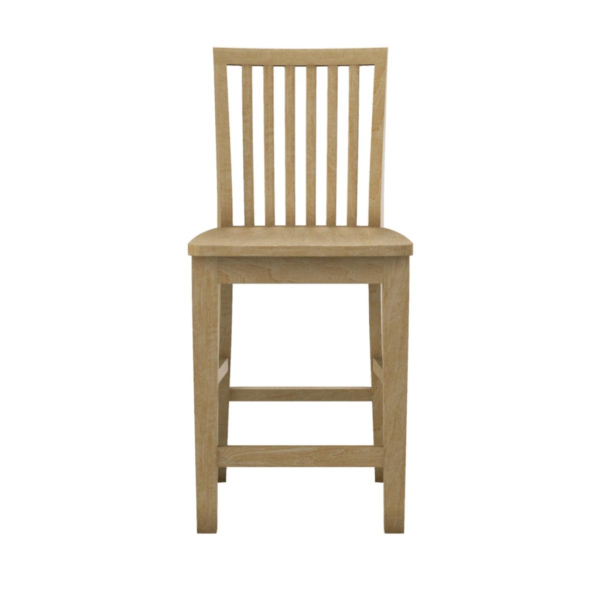 24'' Mission Counter Stool - Image 5