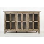 Rustic Shores 6 Door Accent Cabinet