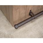 4 Door Wooden Bar - Natural Parota - Image 6