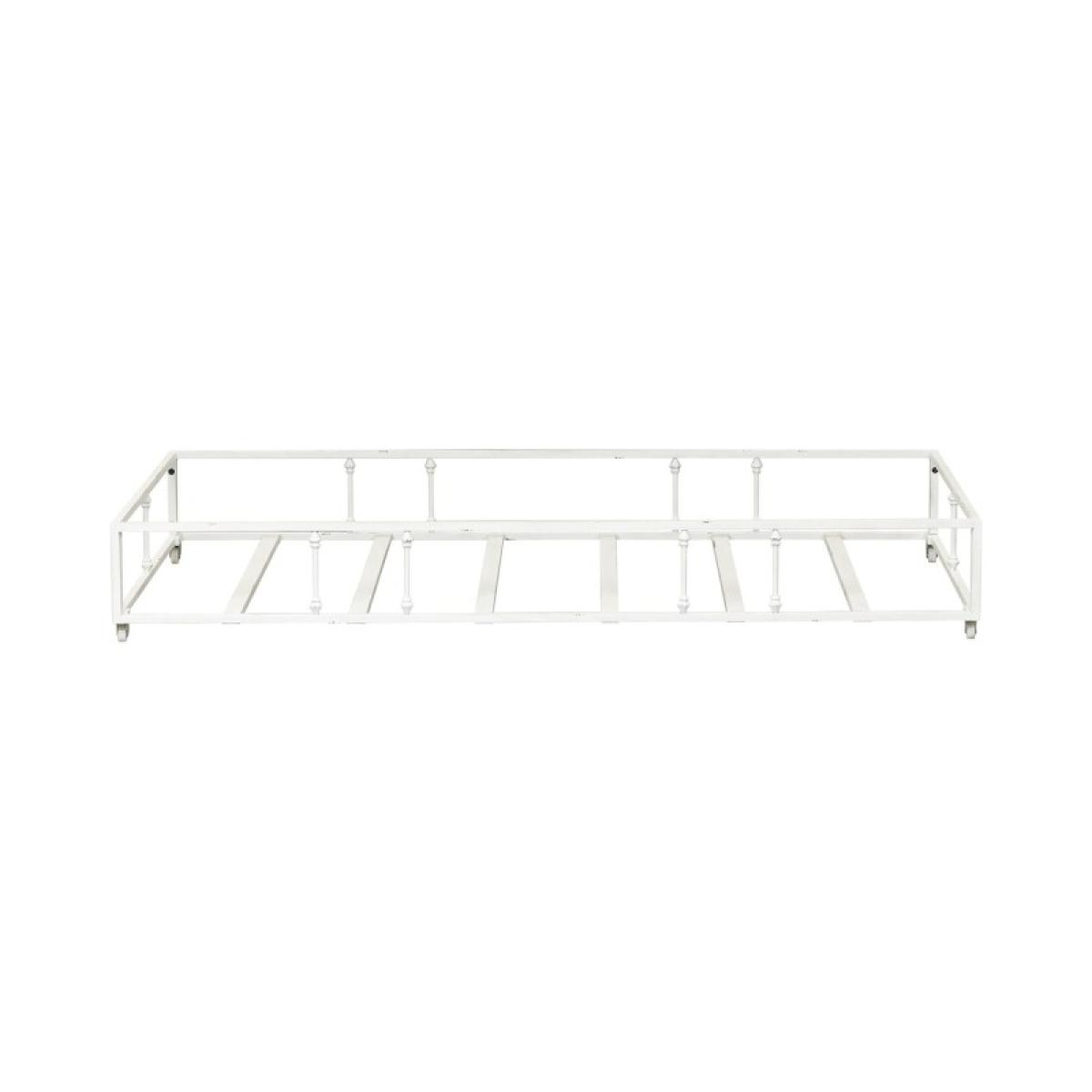 Vintage Series Twin Metal Trundle - Antique White - Image 4