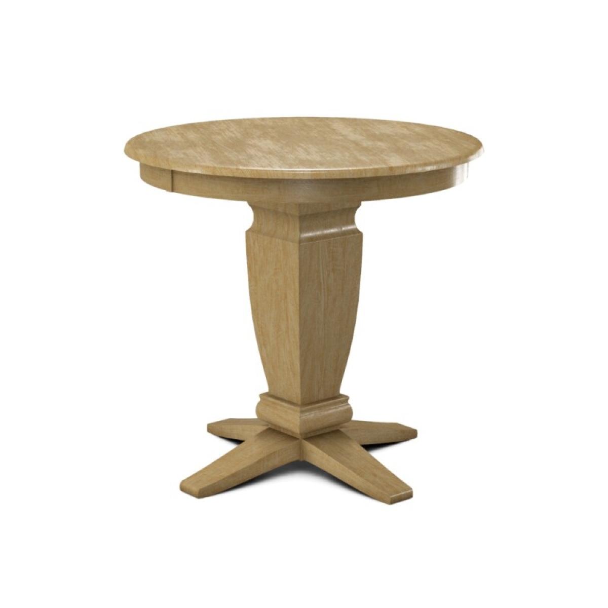 Build Your Own Pedestal Table w/ 36"H Java Gathering Pedestal for Solid Tops - Image 10
