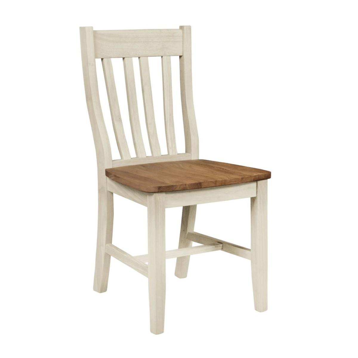 Dining Essentials - Schoolhouse Chair in Hickory and Shell - Image 2