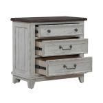 River Place 3 Drawer Nightstand w/ Charging Station - Image 8