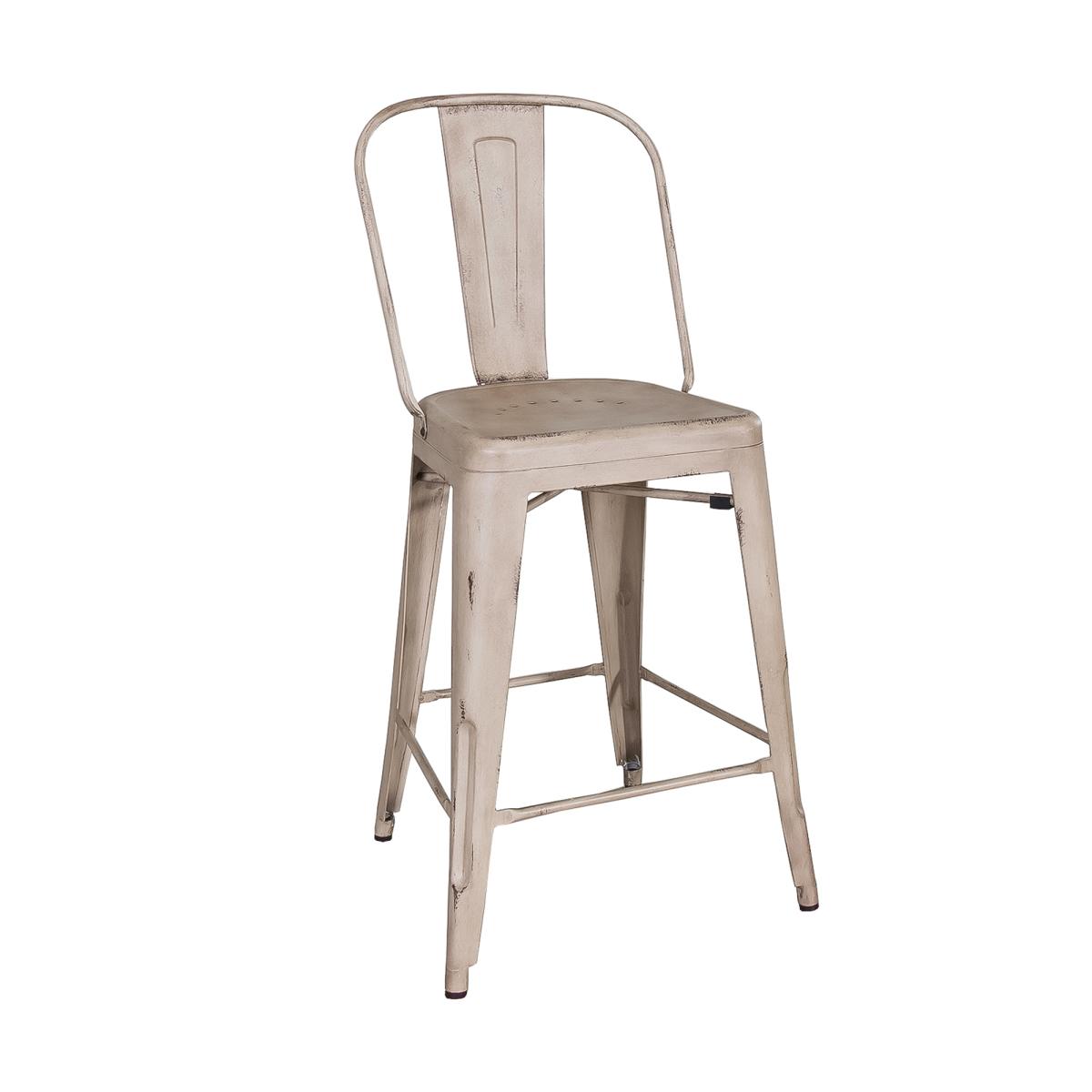Bow Back Counter Chair - Vintage Cream (RTA) - Image 5