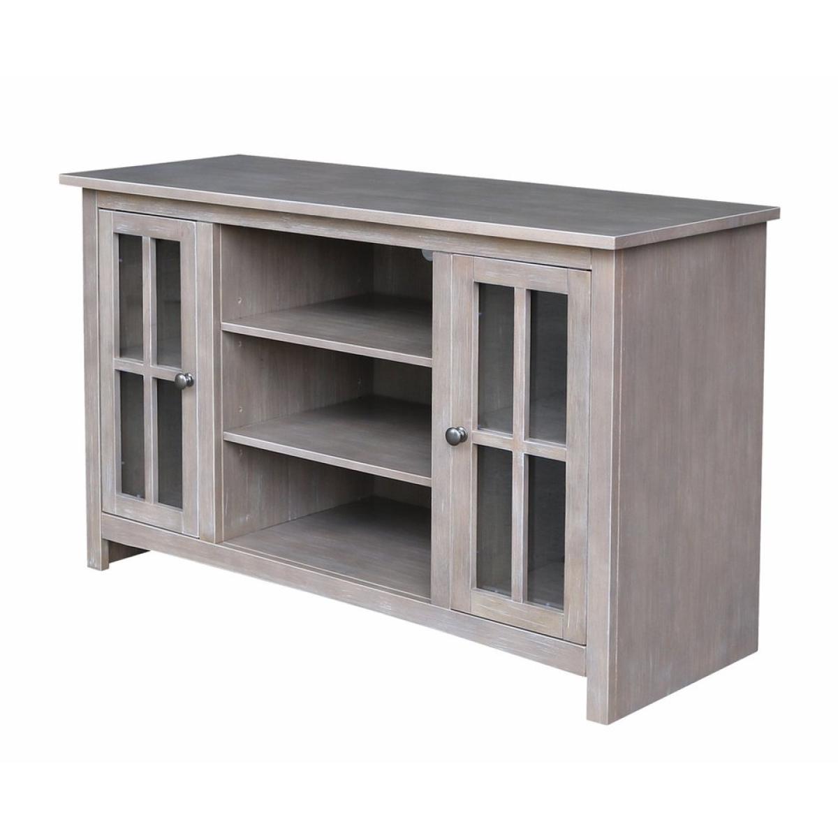 Destinations Collection - 48''H TV Stand in Taupe Gray - Image 2