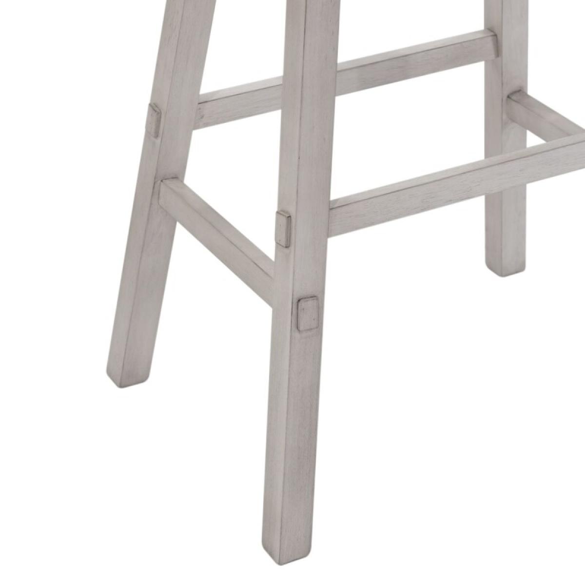 30 Inch Sawhorse Stool- White - Image 7