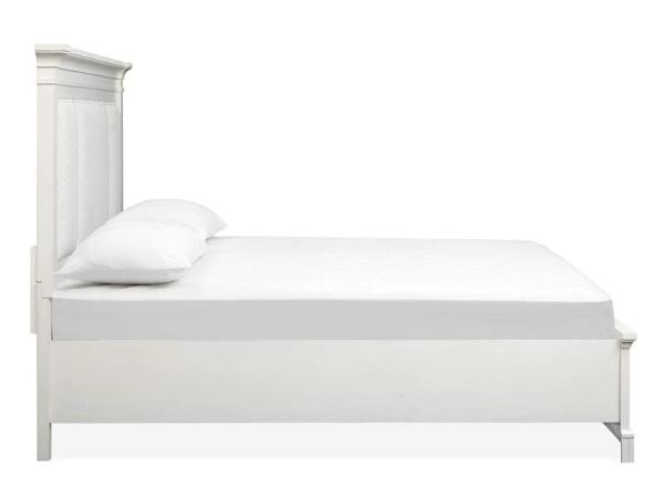 Kingston B6407-55A Complete Queen Panel Storage Bed w/Upholstered Headboard - Image 6