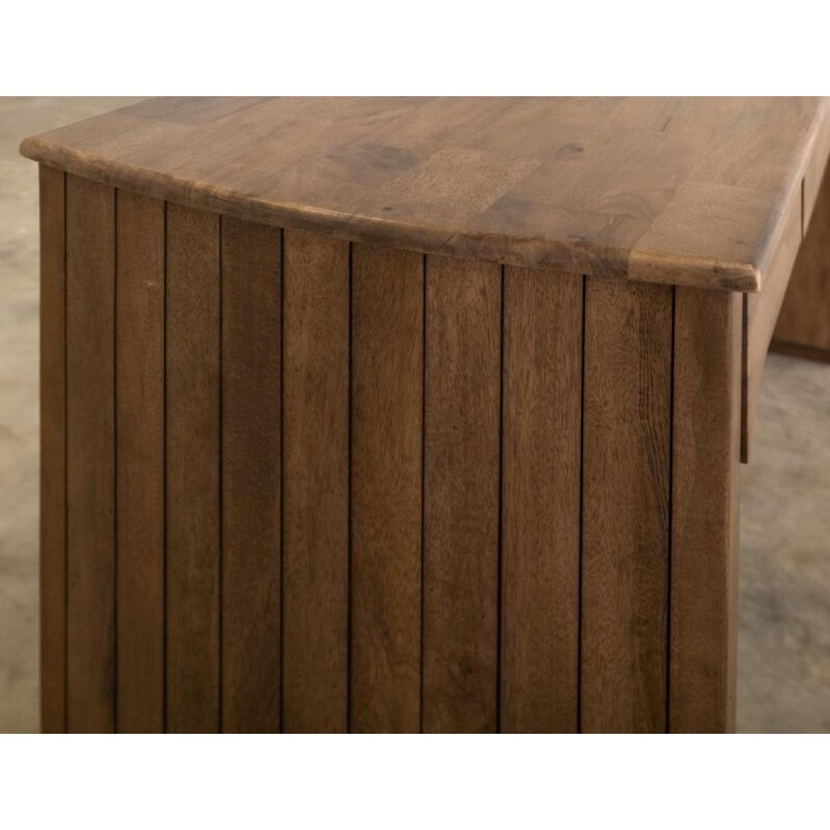 3 Drawer, Desk - Mezquite - Image 5