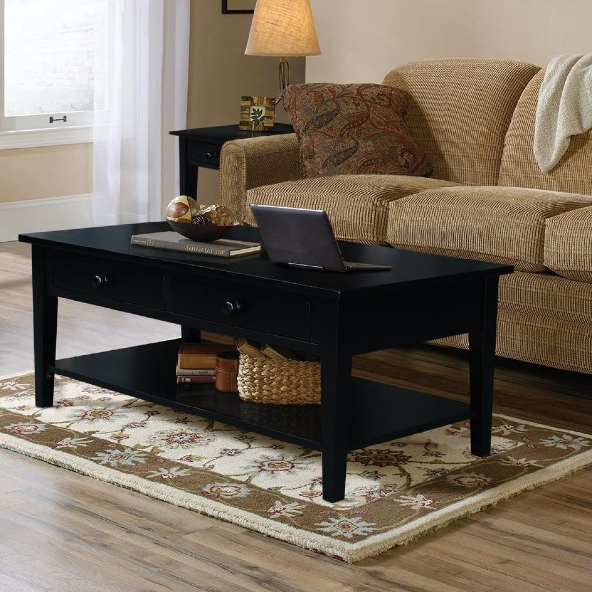 Destinations Collection - Spencer Coffee Table in Black - Image 5