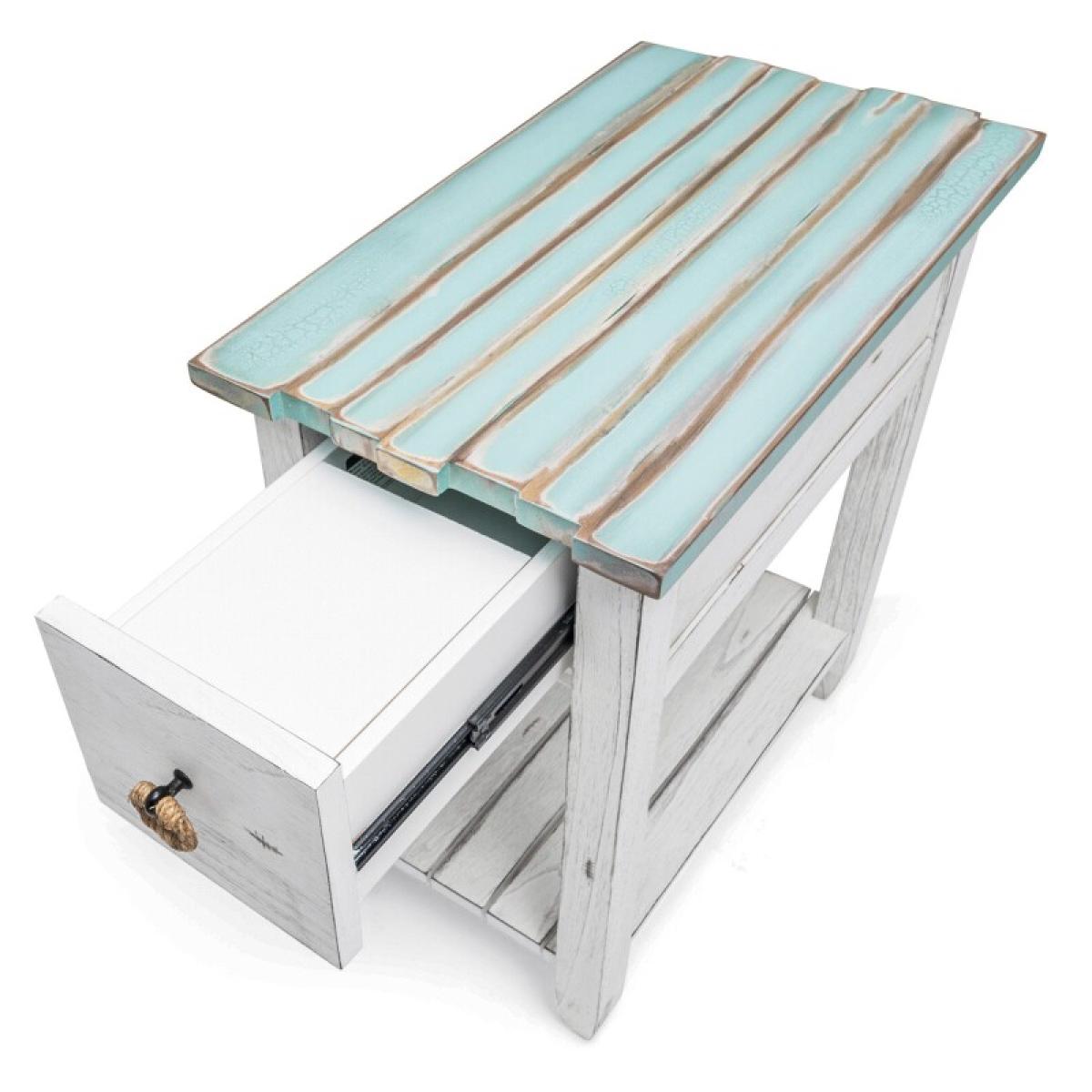 Picket Fence Chairside Table - Image 20