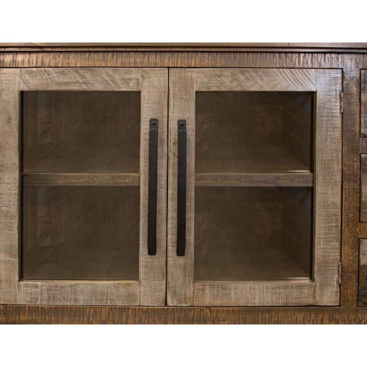 3 Drawer 2 Doors Buffet - Loft Brown - Image 6