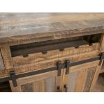 2 Drawer 2 Doors Bar - Loft Brown - Image 5