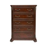 Messina Estates King Poster Bed, Dresser & Mirror, Chest, Night Stand - Image 6