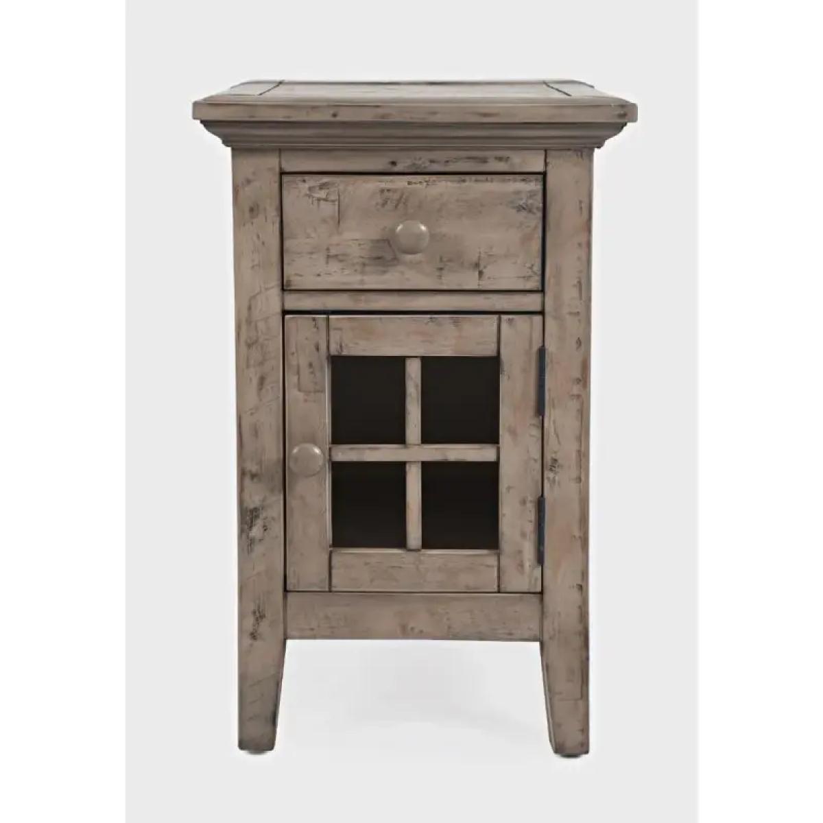 c1a377b9ba352c9cd1ca2b8958f4445d Rustic Shores Power Chairside Table - Image 1