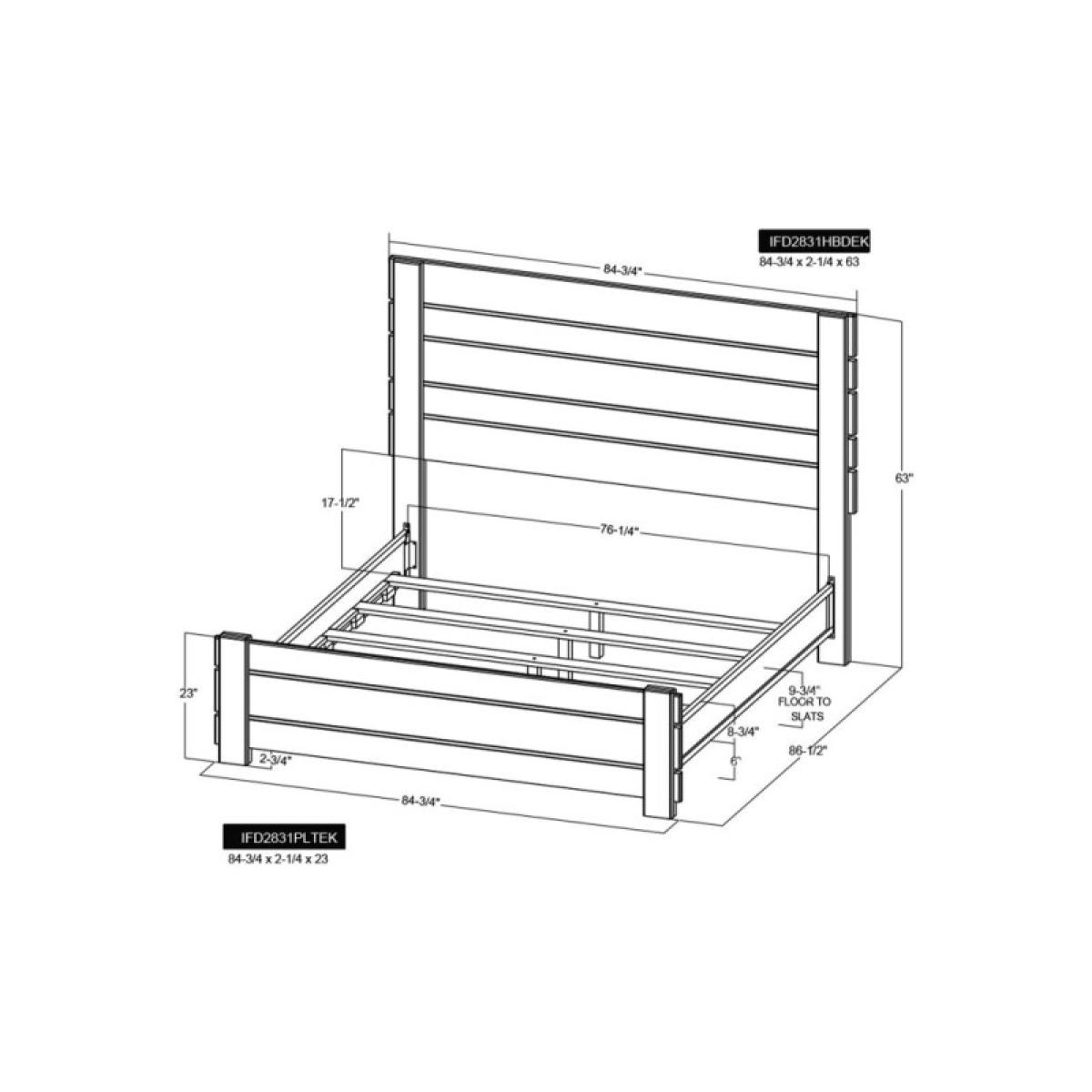 6/6 Eastern King Headboard - Merida - Image 4