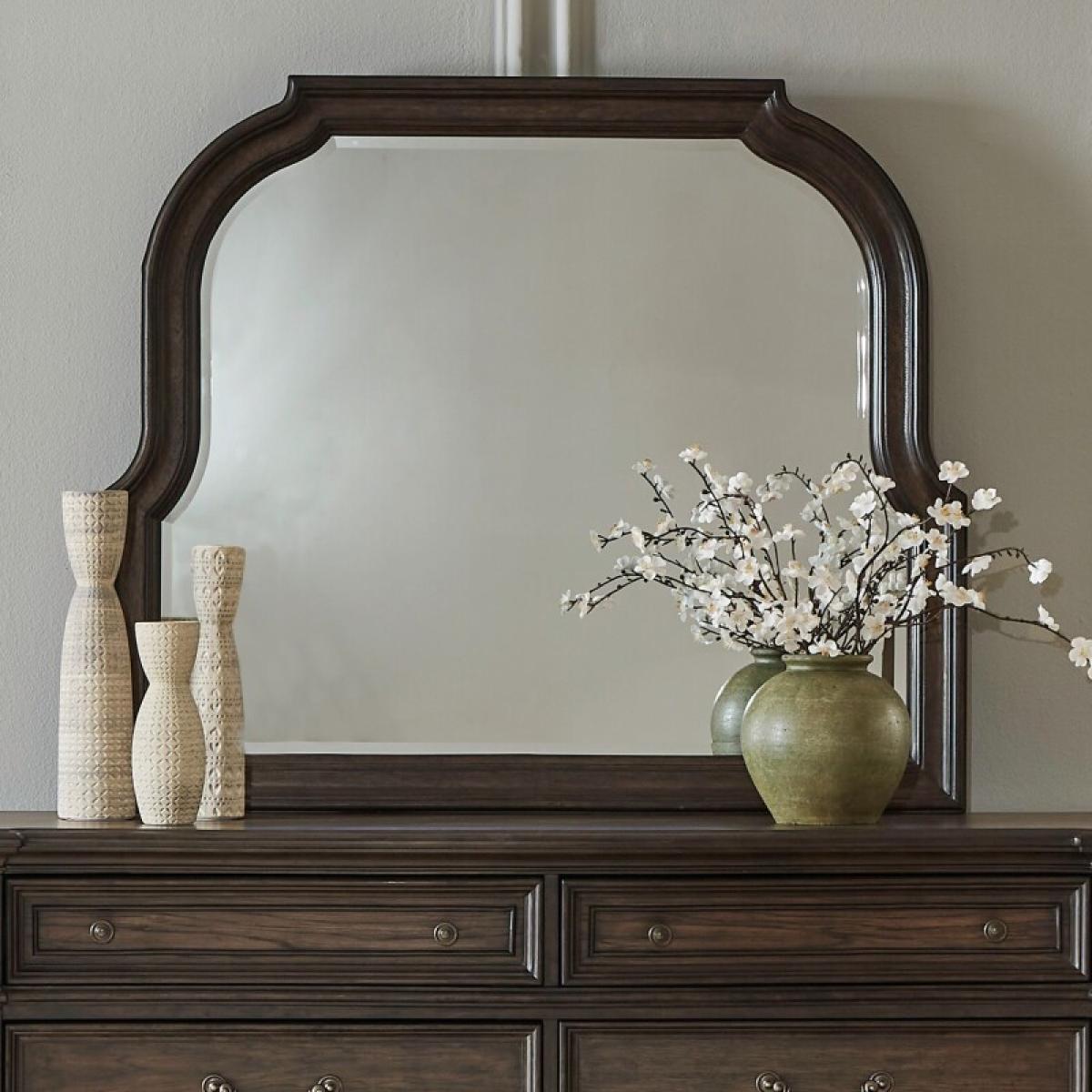 c25ed2edc7fcbbe5b5cb92ff68ece5e7 Provence Park Curved Mirror - Image 1