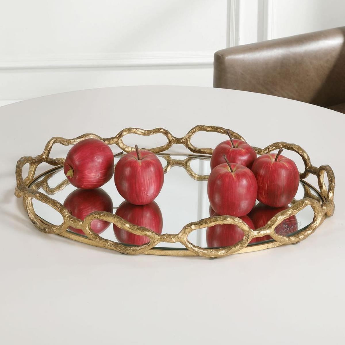Cable Chain Tray, Gold - Image 9