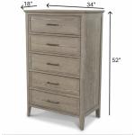 Cape May 5 Drawer Chest - Image 10