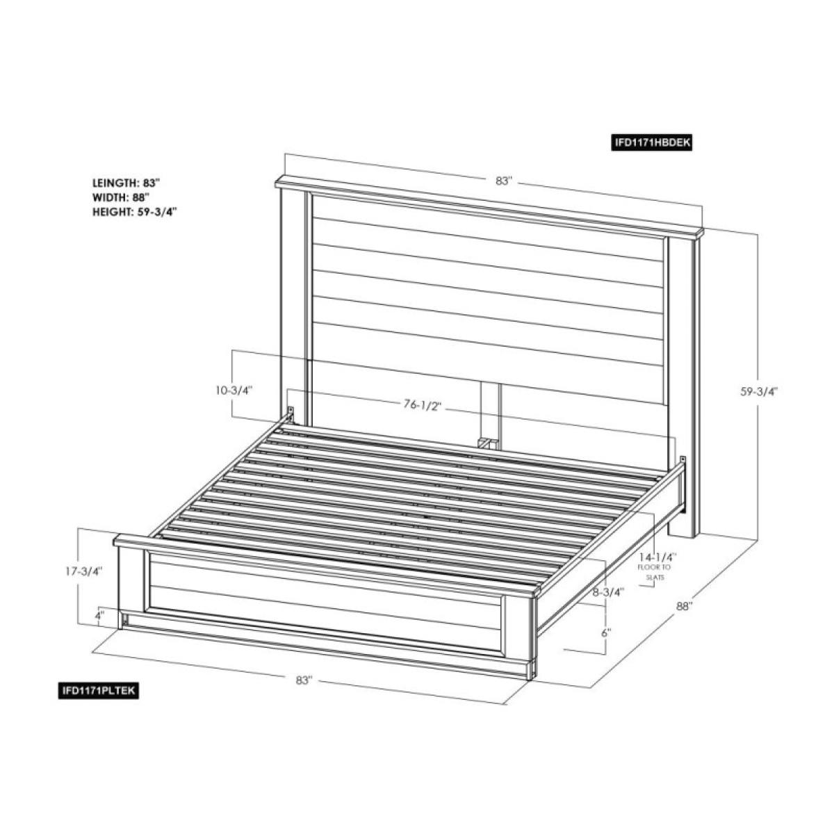 Natural Teca, King Bed - Natural Teca - Image 9