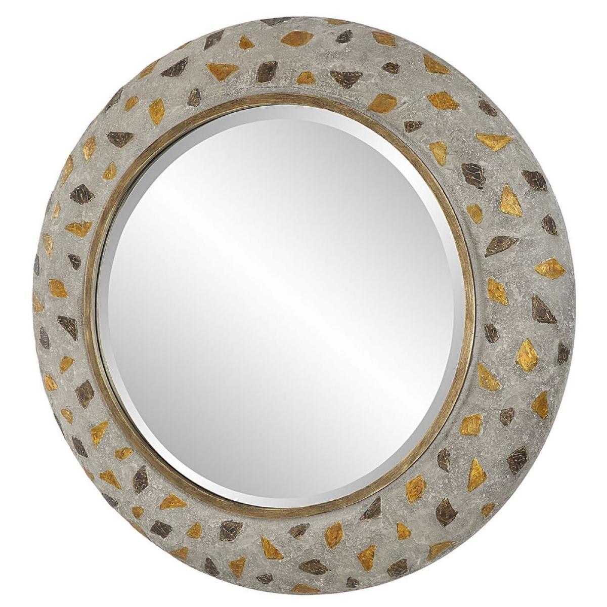 Copper Terrazzo Round Mirror - Image 4