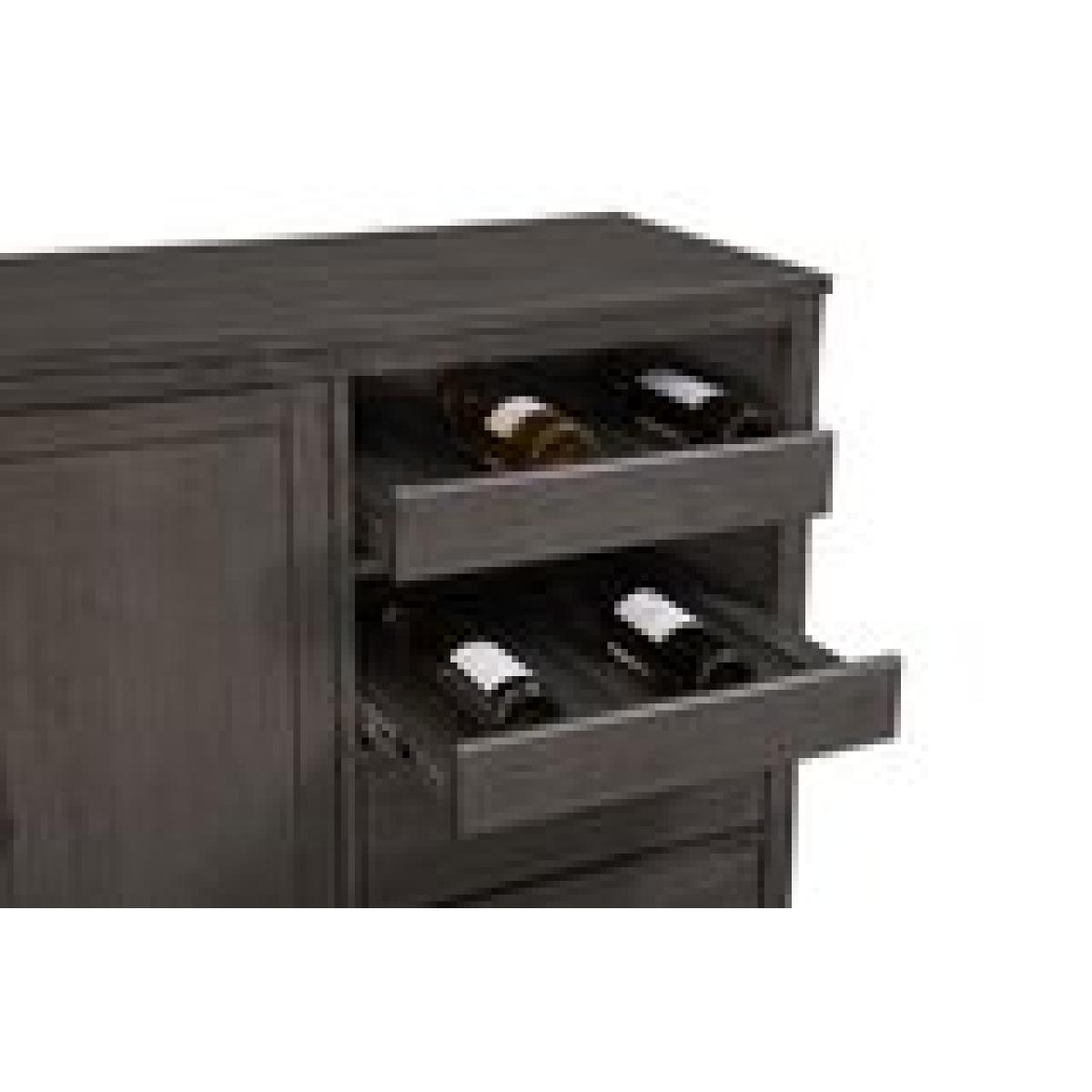 SoMa - Wine and Storage Cabinet in Coal - Image 7