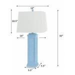 Shutter Table Lamp (Set of 2) - Blue - Image 3