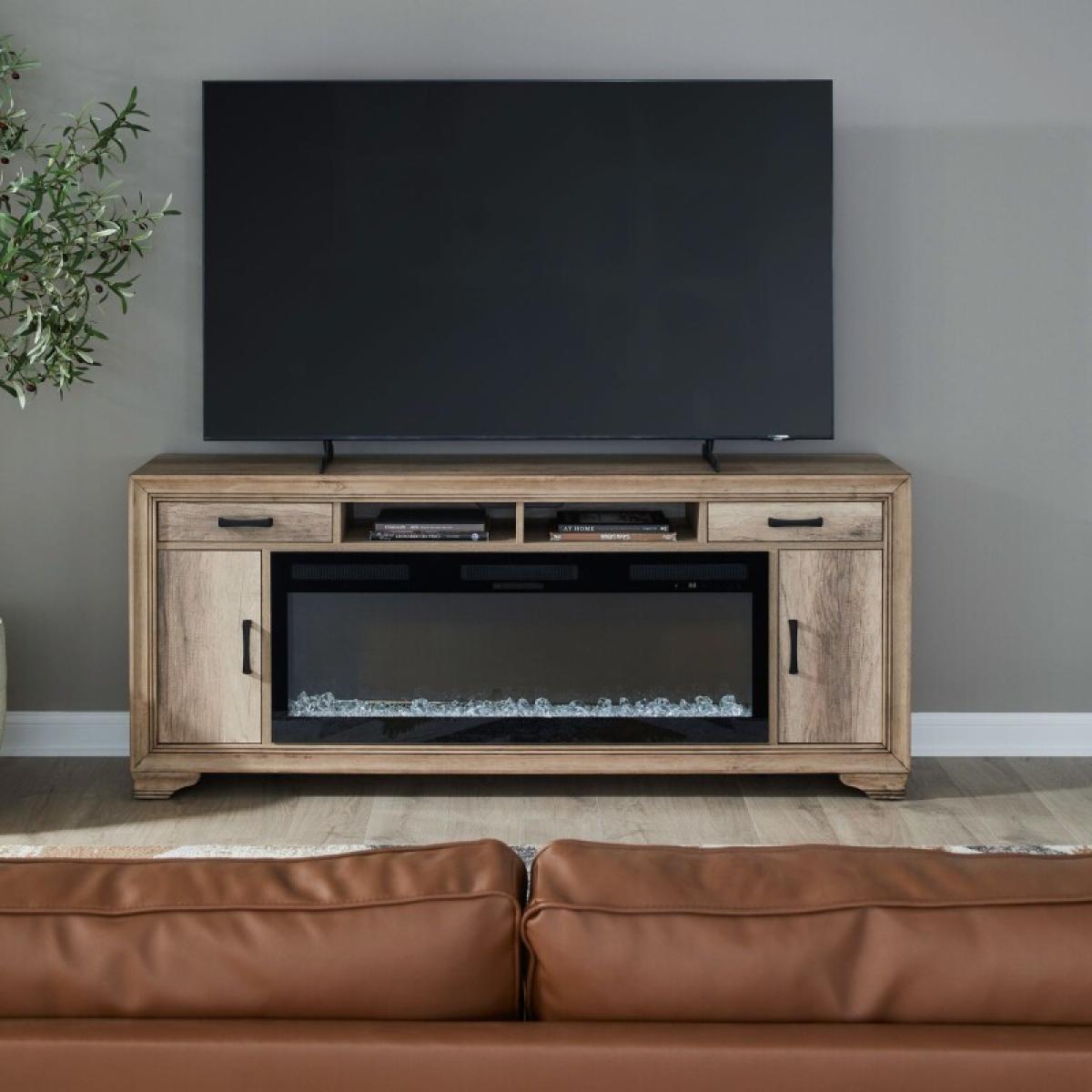 Fireplace TV Consoles 439 78 Inch Console w/ Fire FT - Image 2