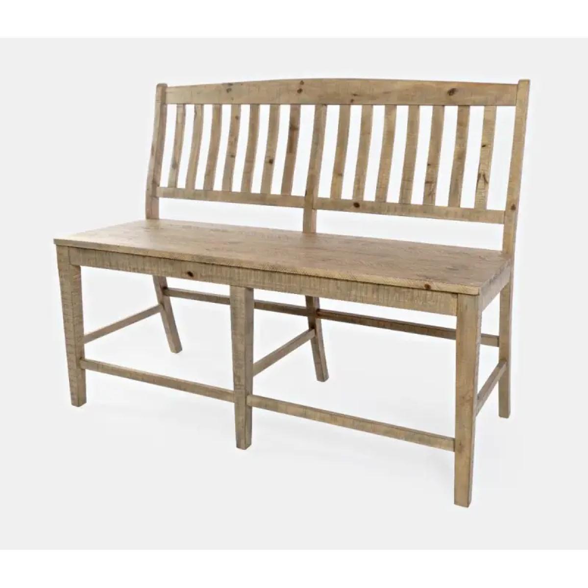 Carlyle Crossing Slatback Counter Bench - Image 5