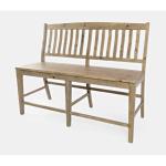 Carlyle Crossing Slatback Counter Bench - Image 5