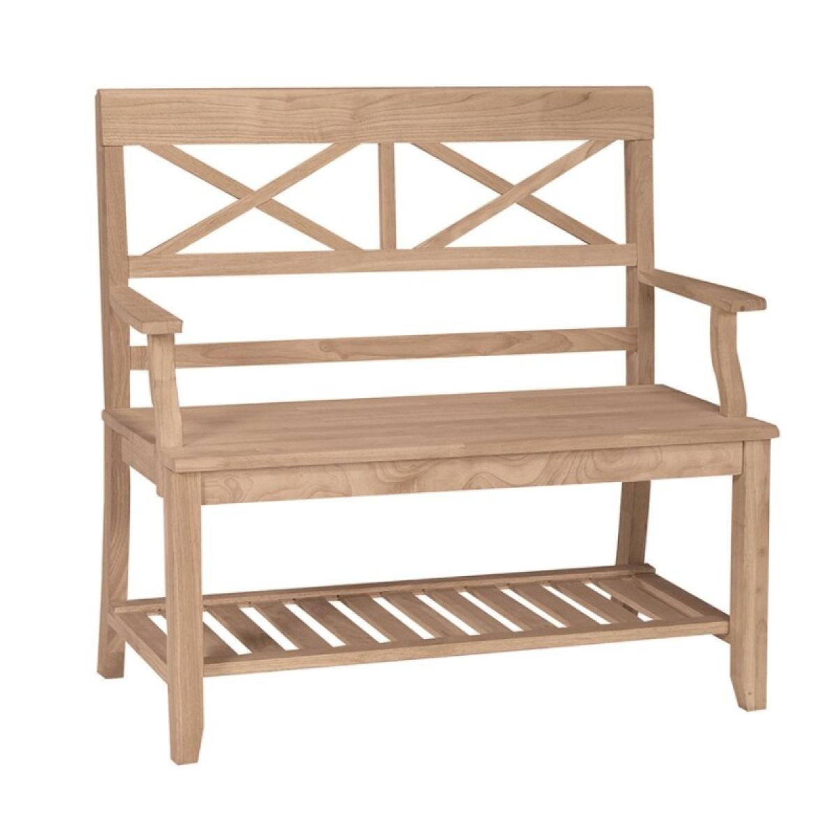 c43e7d3e0b4db32d34babd16d91e0f60 Double X Back Bench - Image 1