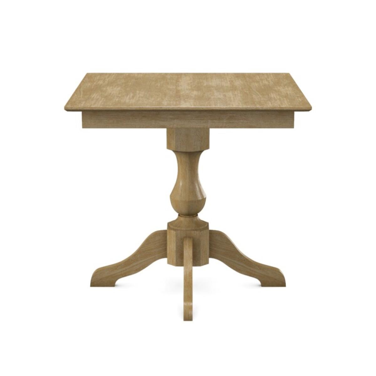 Build Your Own Pedestal Table w/ 36" Square Tabletop w/ Reverse Bevel Edge - Image 32