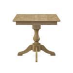 Build Your Own Pedestal Table w/ 36" Square Tabletop w/ Reverse Bevel Edge - Image 32