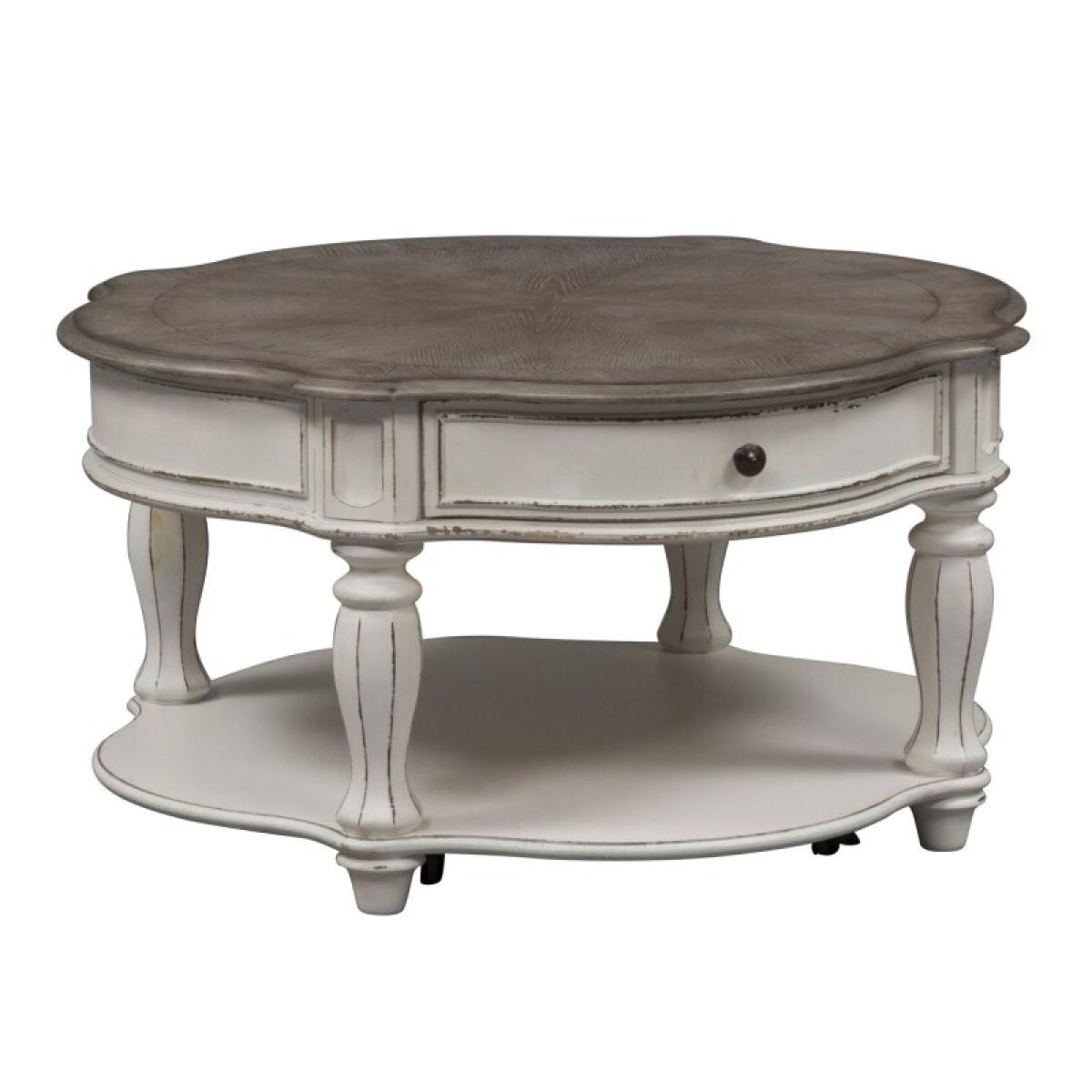 Magnolia Manor Round Cocktail Table - Image 4