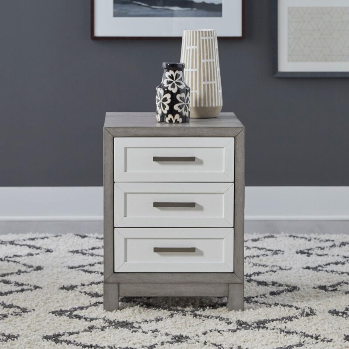 3 Drawer Chairside Table - Image 2