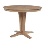 Cosmopolitan Collection - 48" Siena Solid Top w/ 36"Verona Pedestal in Honey - T97-4536B
