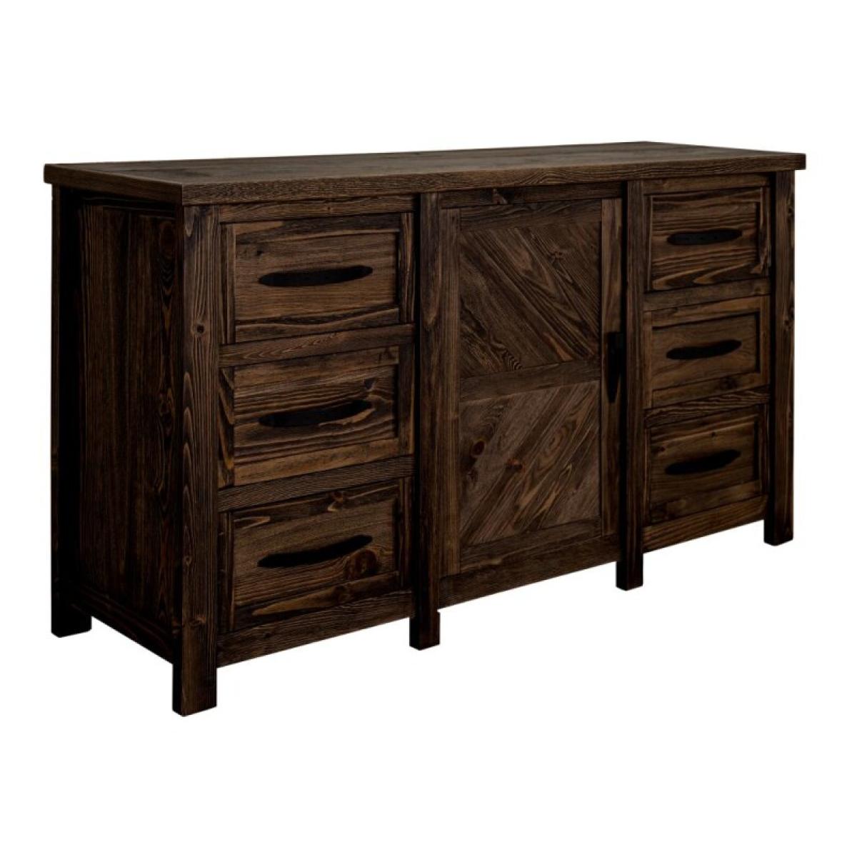 6 Drawer & 1 Door, Dresser - Dutton - Image 3