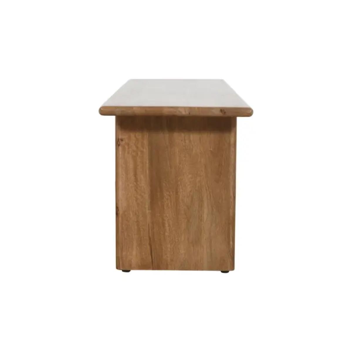 Burke Solid Wood Slab Bench - Image 5