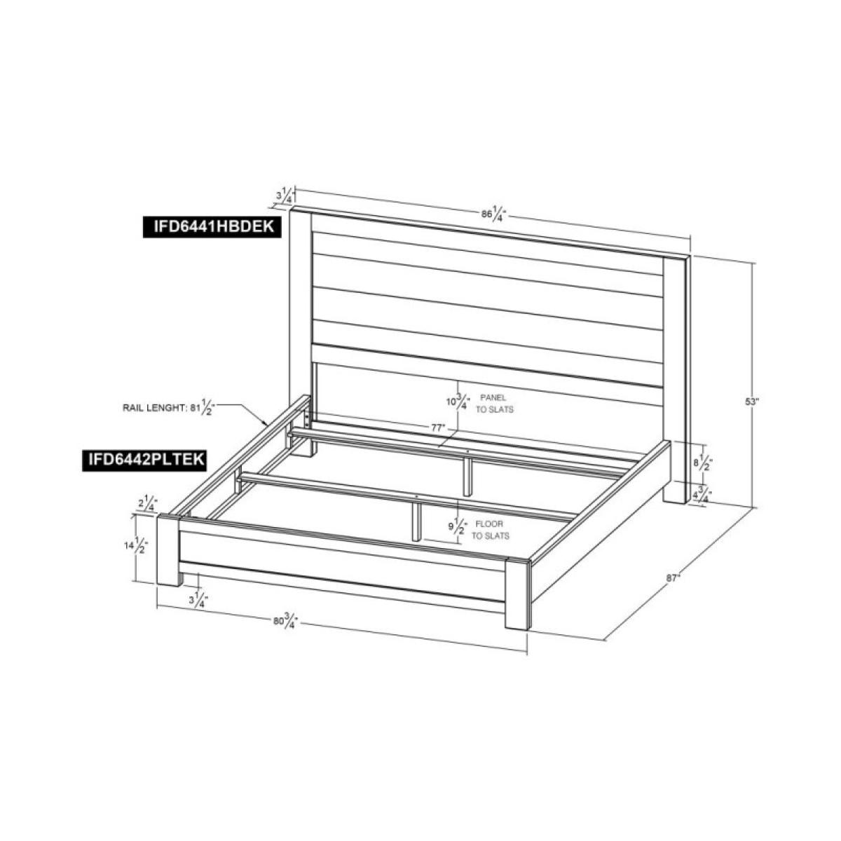6/6 Headboard - Loft Brown - Image 8